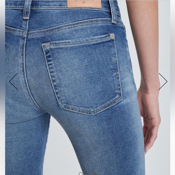 7 For All Mankind NEW with tags, LUXE Vintage roxanne ankle slim cigarette - Picture 3 of 5